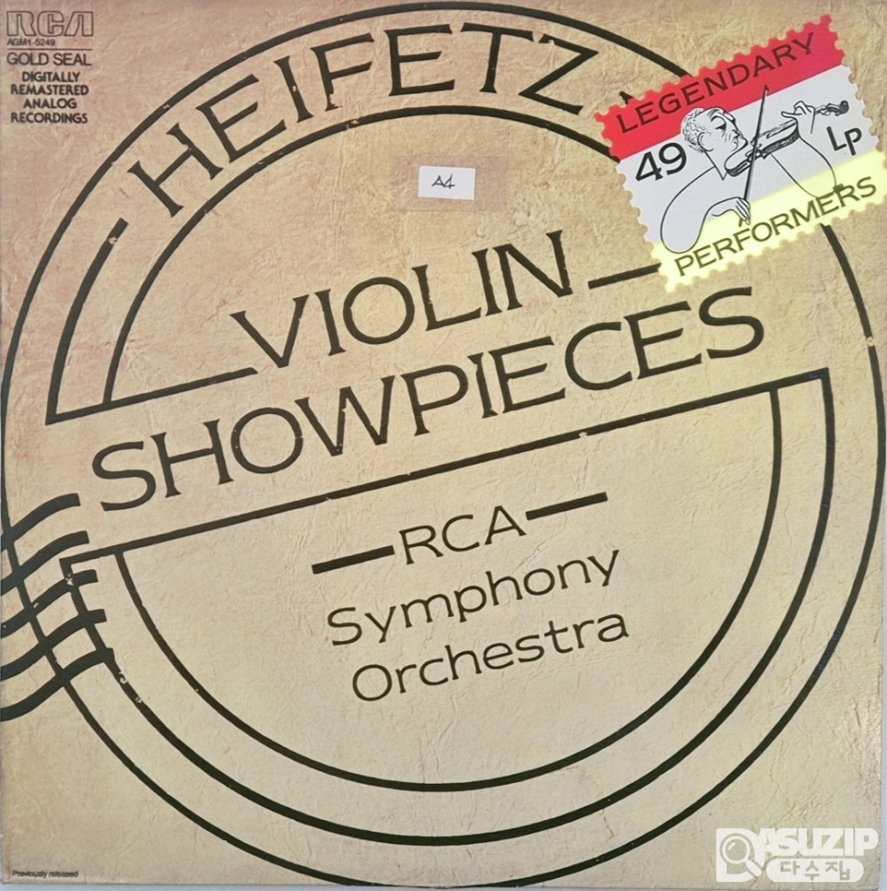 야사 하이페츠(Jascha Heifetz)의 앨범 'Violin Showpieces