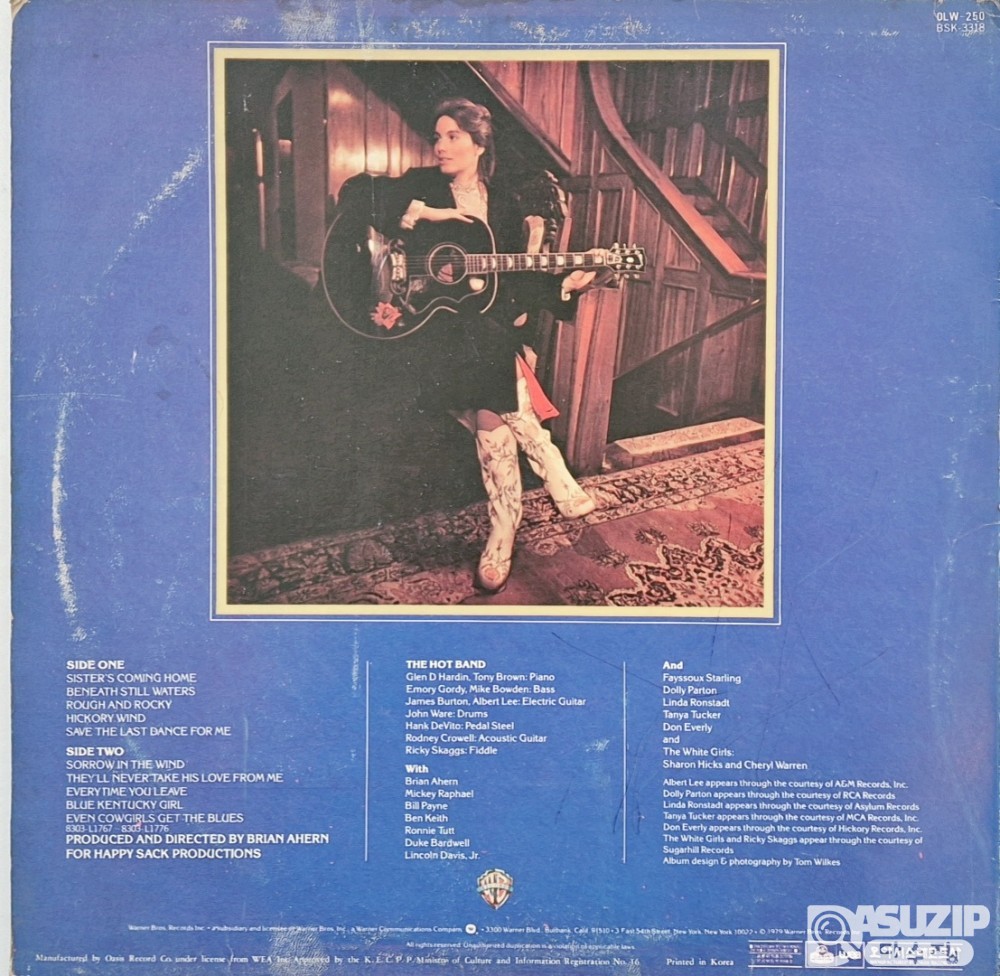1979년 에밀루 해리스(Emmylou Harris)의 "Blue Kentucky Girl"