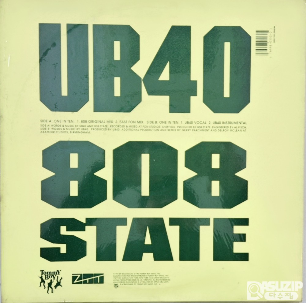 808 State vs UB40 - One In Ten
