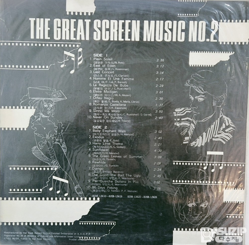 The Great Screen Music No. 2는 파리 스크린 팝스 오케스트라가 연주한 영화 음악 모음집