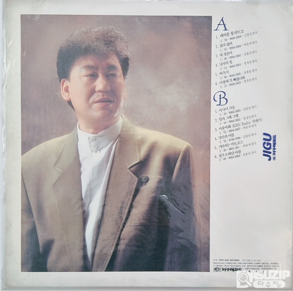 1990년 현철 4집 트로트 가수 현철의 정규 앨범