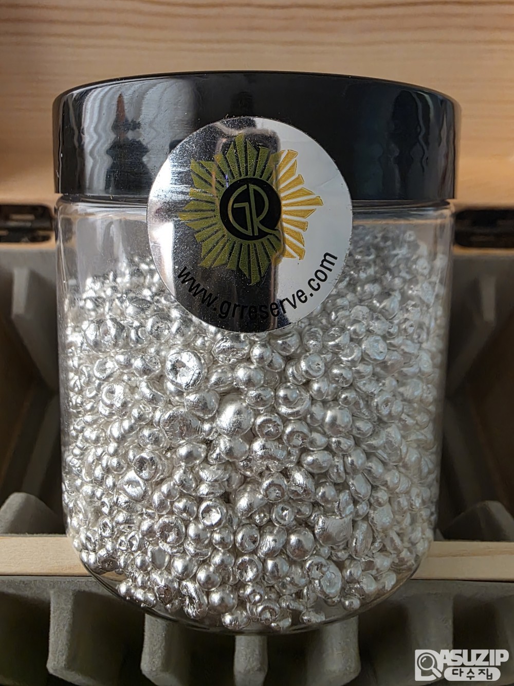 GR Reserve 사의 1kg 파인실버(.999) 그래뉼