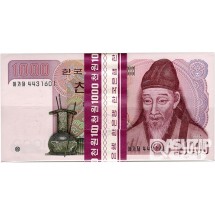 1983년 나 1000원(2차) 양성기호 '아가자 44..' 100장 관봉 다발/ 미사용품