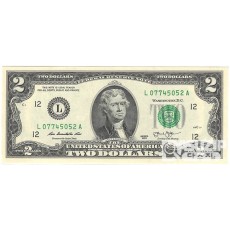 2013년 -L 미국 행운의 2달러/ 미사용품