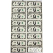 1995년 미국 10달러 스타노트 16매 연결권 / 미사용품