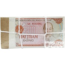 베트남 200동 1000장 대관봉/ 미사용품