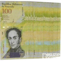 2017년 베네수엘라 100볼리바르 사용제 100매/ 미품전후