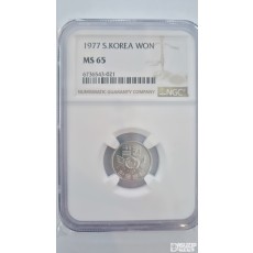 그레이딩 주화: 1977년 1주 NGC 65등급