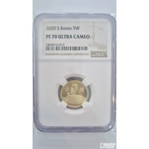 그레이딩 주화: 2020년 프루프 5주 NGC 70 등급