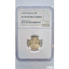그레이딩 주화: 2020년 프루프 5주 NGC 70 등급