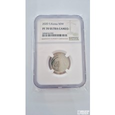 그레이딩 주화: 2020년 프루프 50주 NGC 70 등급