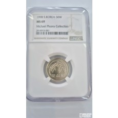 그레이딩 주화: 1998년 50주 NGC 69등급