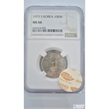 그레이딩 주화: 1973년 100주 NGC 66등급