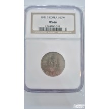 그레이딩 주화: 1981년 100주 NGC 66등급